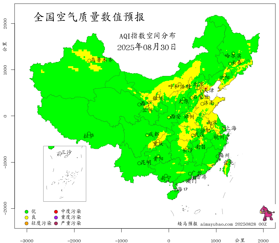 每日空气质量预报图