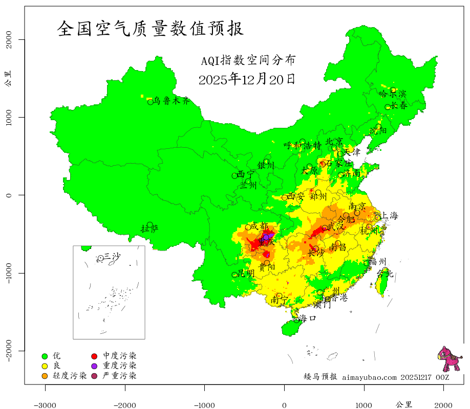 每日空气质量预报图