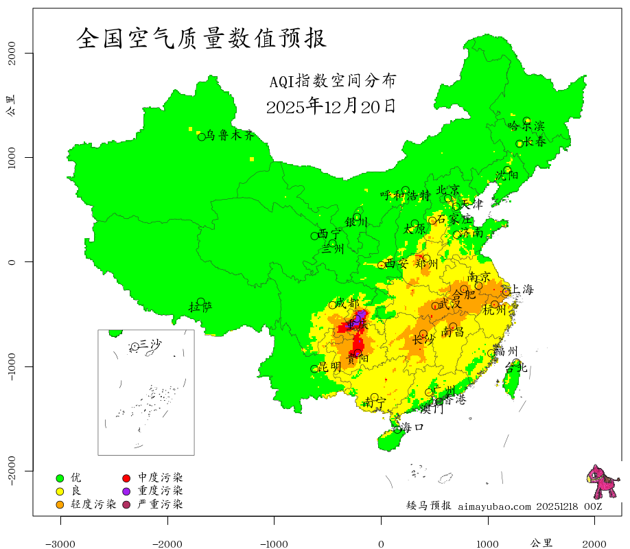 每日空气质量预报图