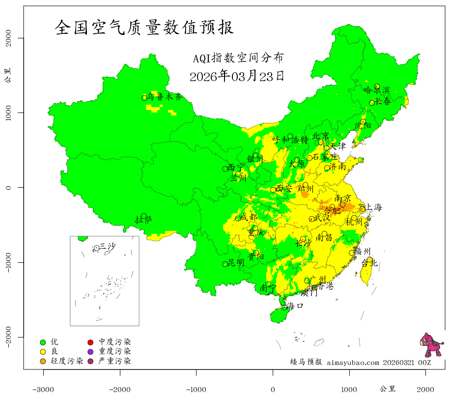 每日空气质量预报图